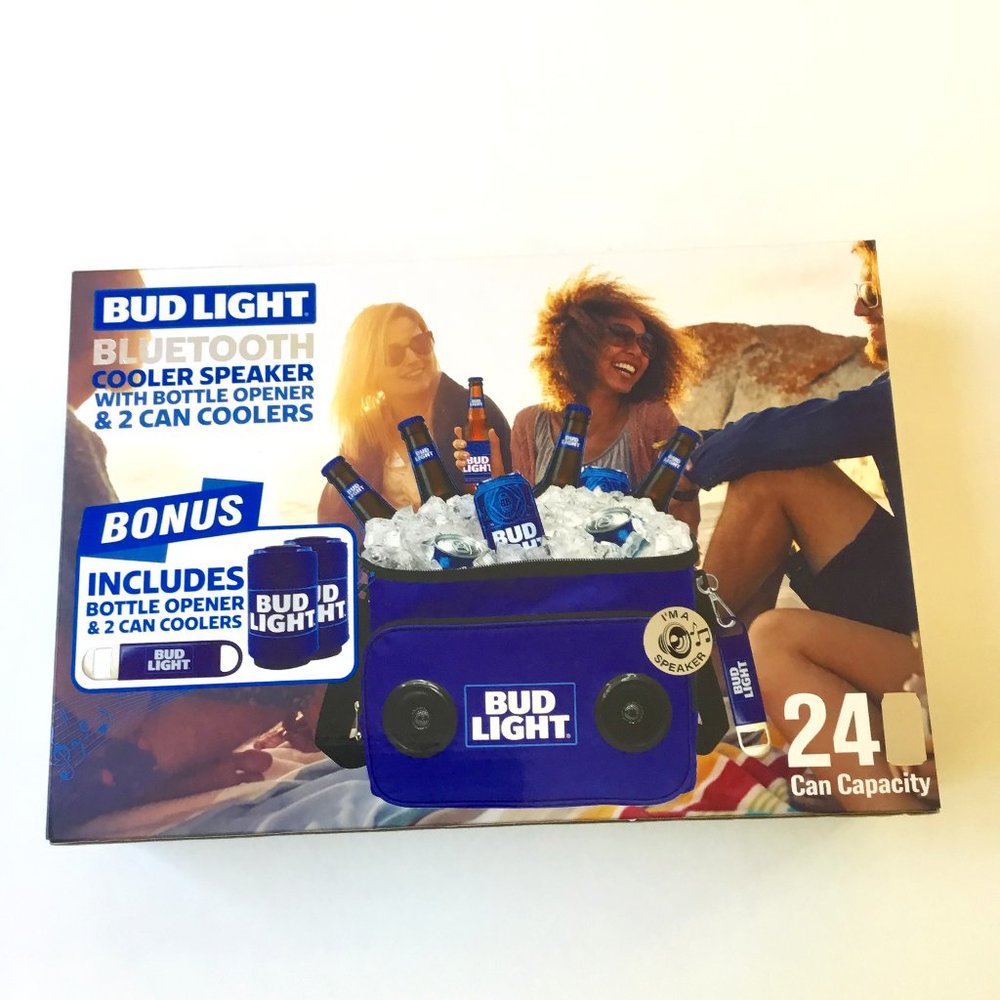 BUD LIGHT Bluetooth cooler built-in speaker